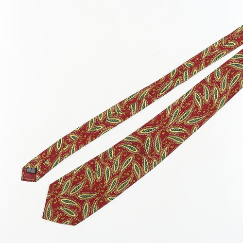 Austin Reed Men's Red Paisley Silk Designer Tie
