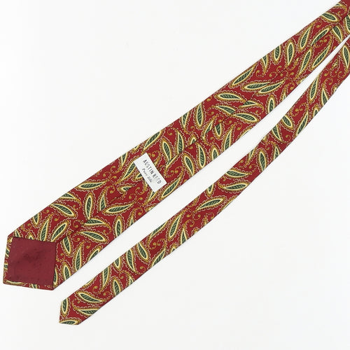 Austin Reed Men's Red Paisley Silk Designer Tie