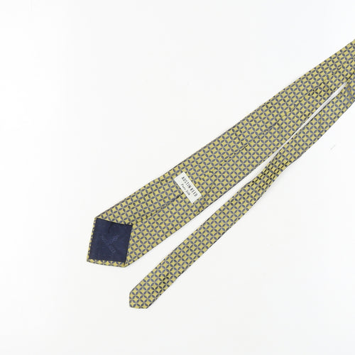 Austin Reed Men's Yellow Blue Geometric Silk Tie