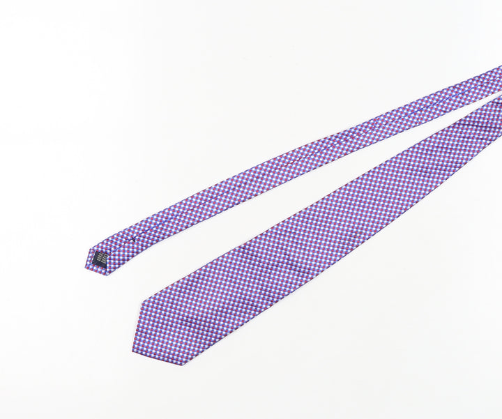 Charles Tyrwhitt Men's Multicoloured Check Silk Tie