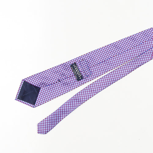 Charles Tyrwhitt Men's Multicoloured Check Silk Tie