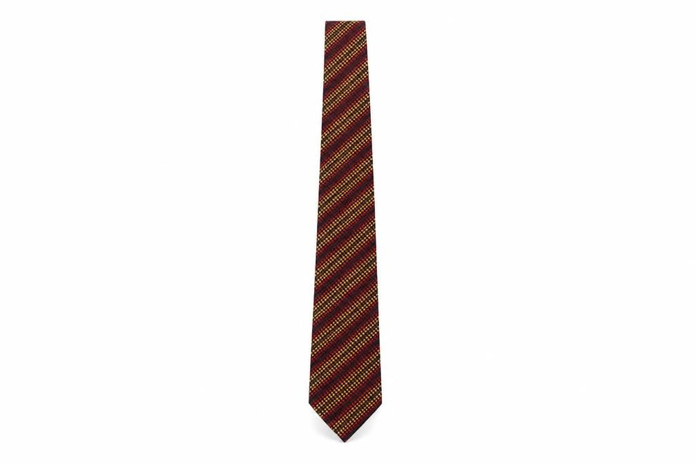 Front view of Daniel Hechter Men's Multicoloured Silk Tie, One Size