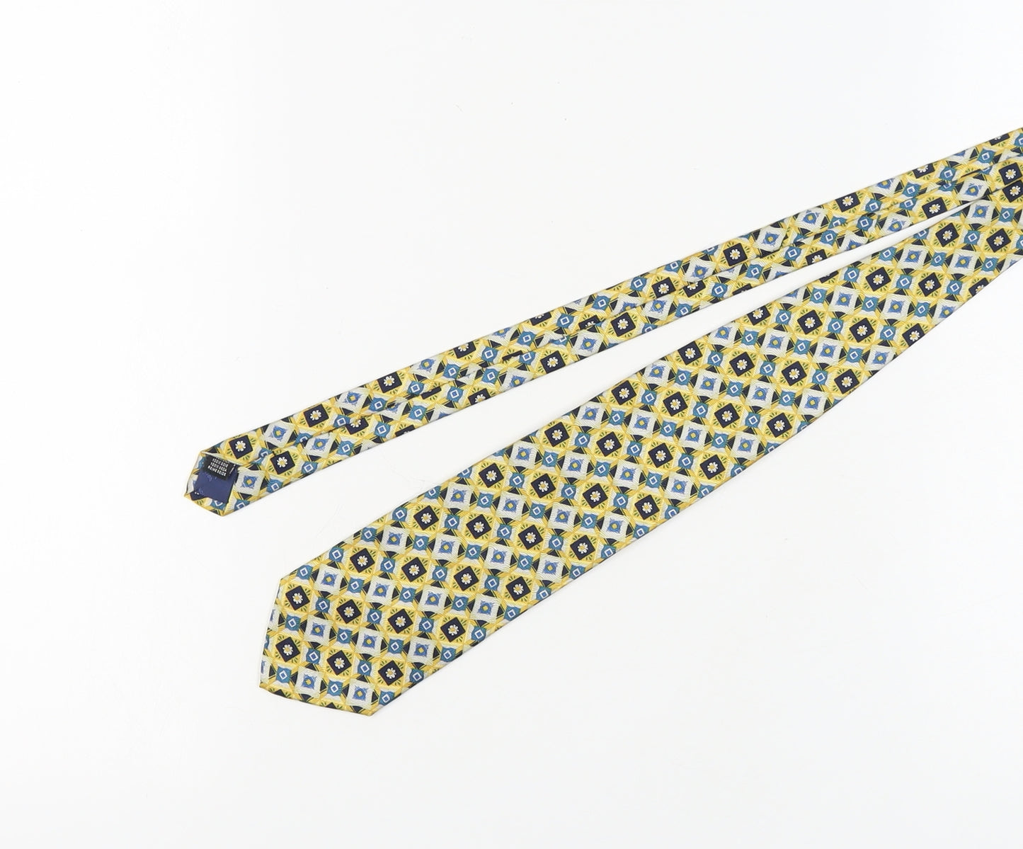 Baumler Men's Multicoloured Geometric Silk Tie