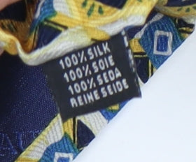 Baumler Men's Multicoloured Geometric Silk Tie