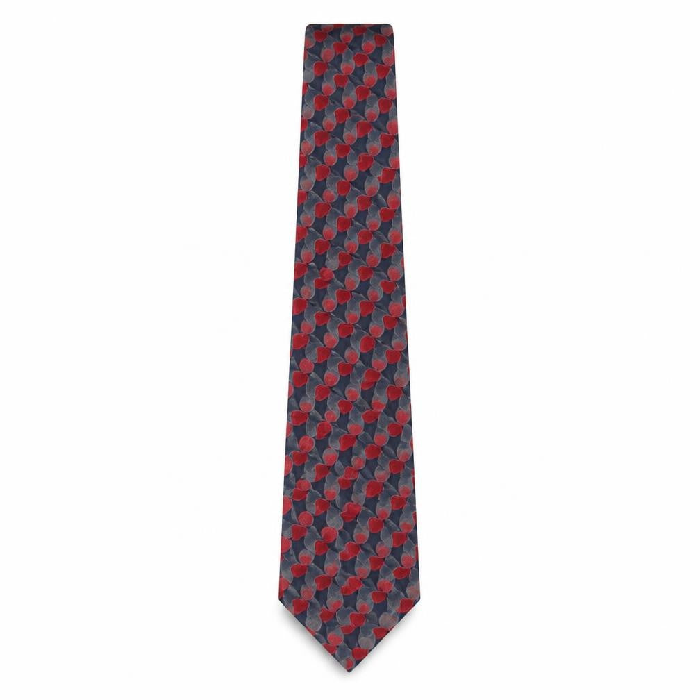 Front view of Pierre Cardin Men's Multicoloured Silk Geometric Tie