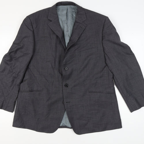Marks and Spencer Men's Black & White Blazer Size 46/S