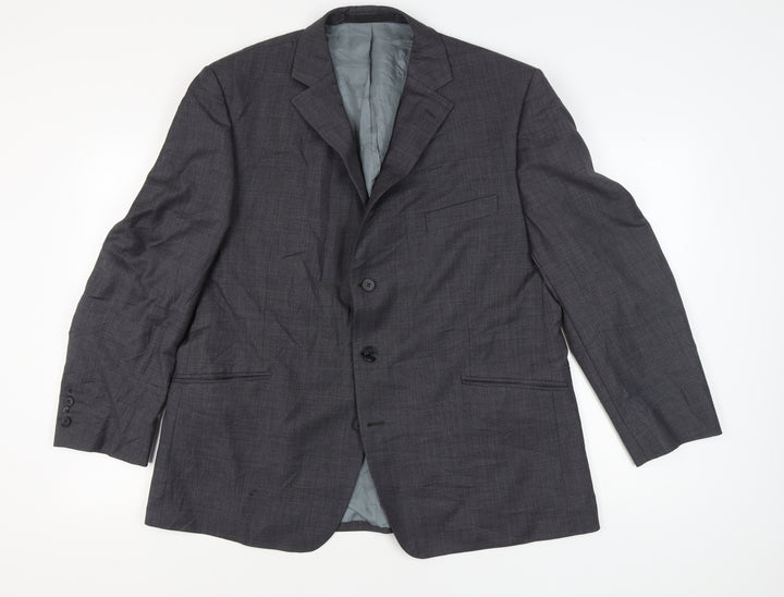Marks and Spencer Men's Black & White Blazer Size 46/S