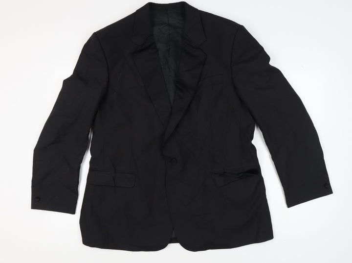Executex Men's Black Blazer 46R Formal Jacket