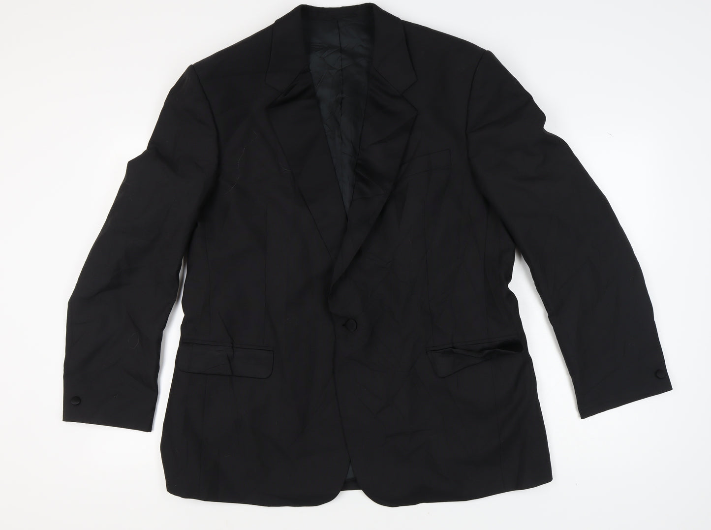 Executex Men's Black Blazer 46R Formal Jacket