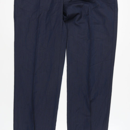 Marks and Spencer Men's Blue Dress Pants, Size 38