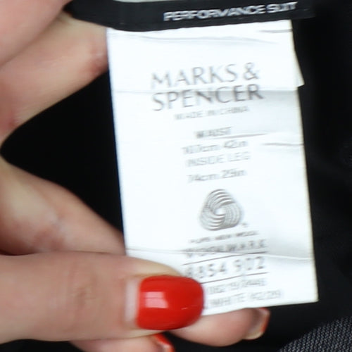 Marks & Spencer Grey Men's Formal Trousers 42