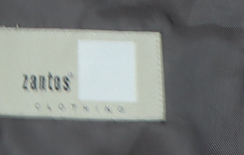 Zantos Men's Brown Grey Striped Blazer, Size 40, Jacket Style