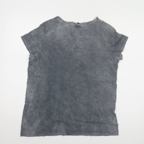 Disney Women's Grey Cartoon T-Shirt M