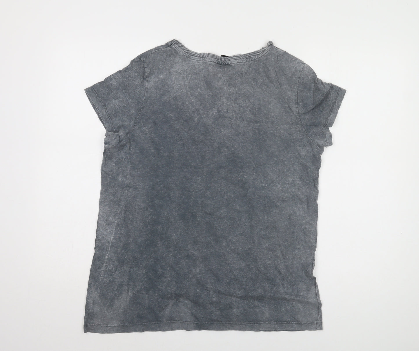 Disney Women's Grey Cartoon T-Shirt M