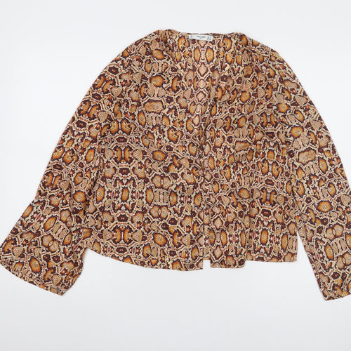 Mango Women's Multicoloured XS Long Sleeve Top