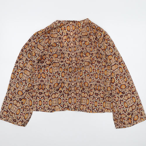 Mango Women's Multicoloured XS Long Sleeve Top