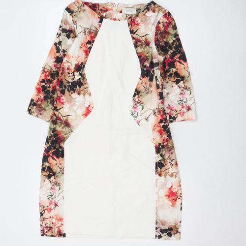 Almari Women's Multicoloured Floral Dress Size 14