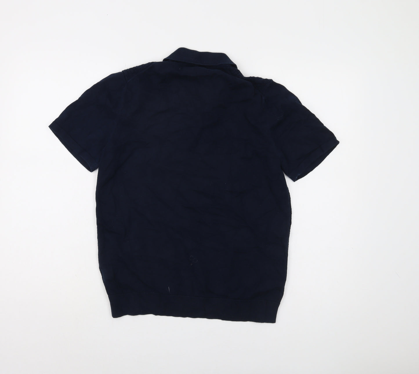 Marks and Spencer Men's Blue Polo Shirt M