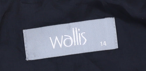 Wallis Beige Floral Women’s Sleeveless Blouse, Size 14