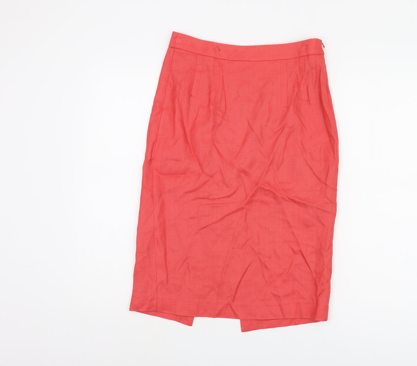 Zara Women's Red Pencil Skirt, Size 10, Casual