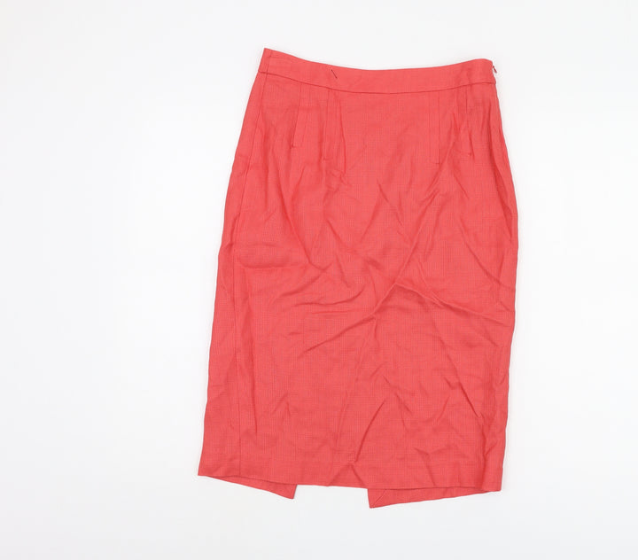 Zara Women's Red Pencil Skirt, Size 10, Casual