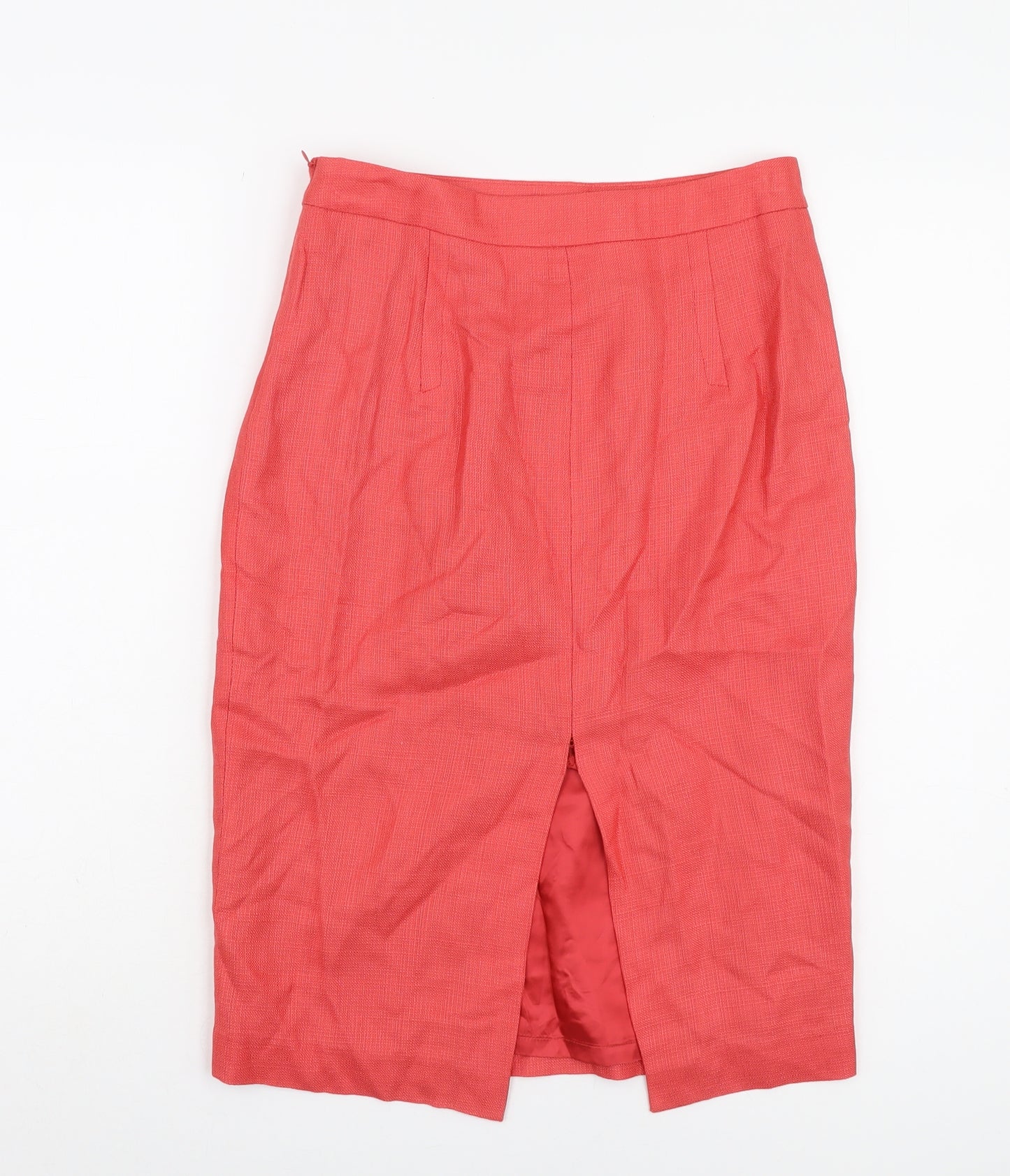 Zara Women's Red Pencil Skirt, Size 10, Casual