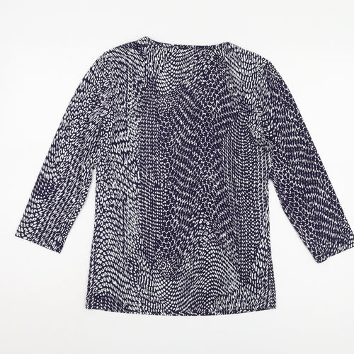 Austin Reed Women's Multicoloured 3/4 Sleeve Top S