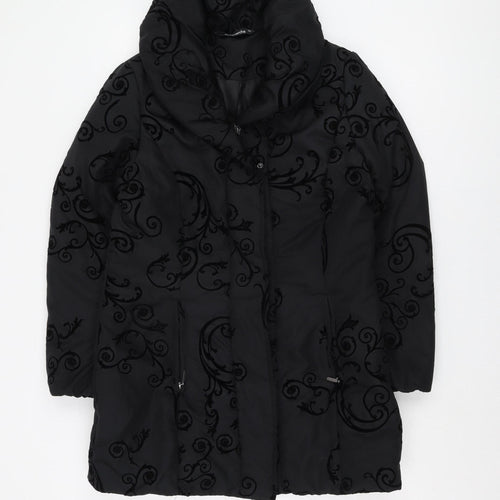 Bonmarché Women's Black Coat Size 10 Elegance & Comfort