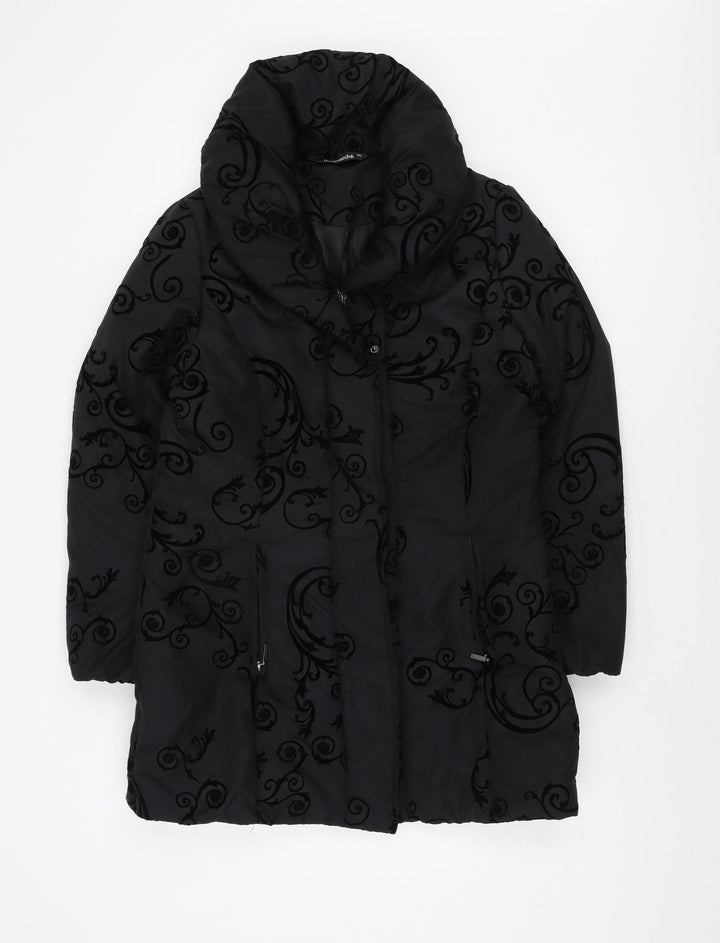 Bonmarché Women's Black Coat Size 10 Elegance & Comfort