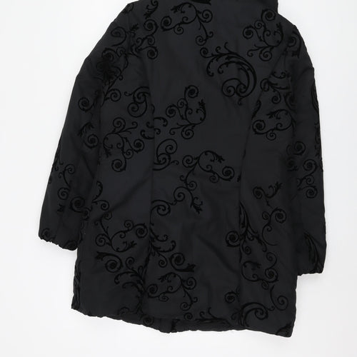 Bonmarché Women's Black Coat Size 10 Elegance & Comfort
