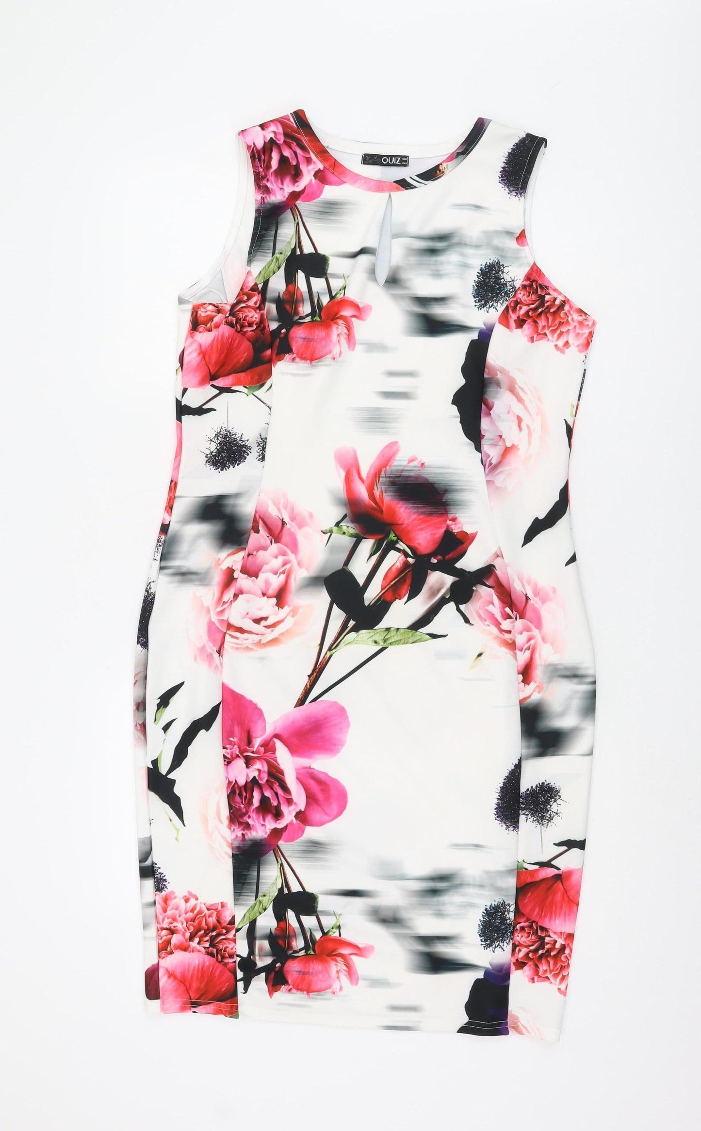 Quiz Women's Multicoloured Floral Bodycon Dress