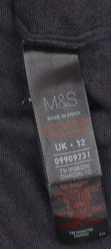 Marks and Spencer Women's Grey Cardigan Size 12