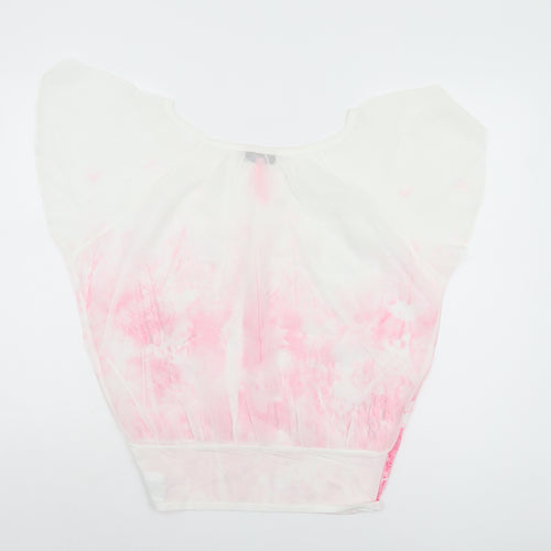 Lipsy Women's Pink Floral Top Size 10