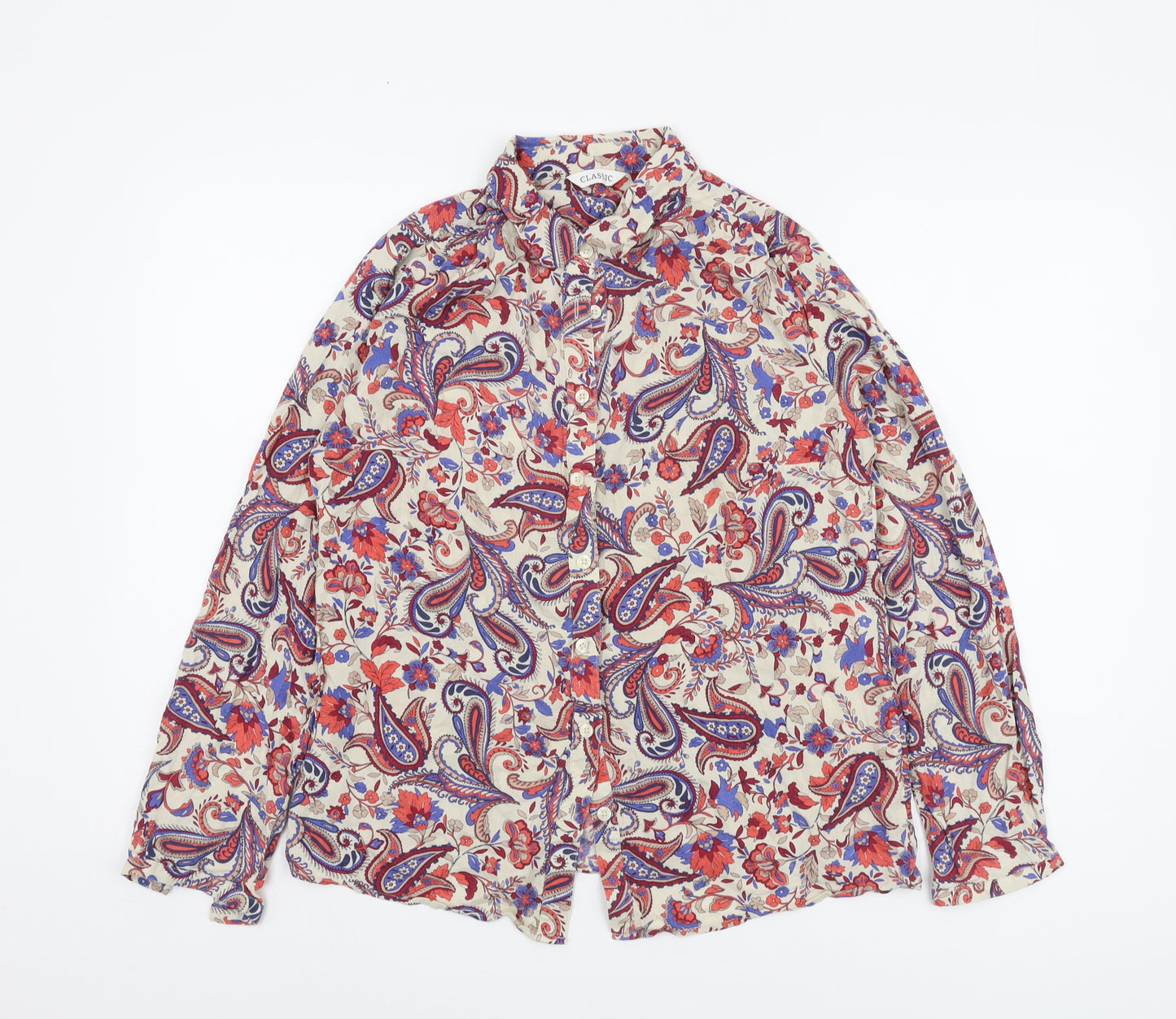 Marks and Spencer Women's Multicoloured Paisley Shirt