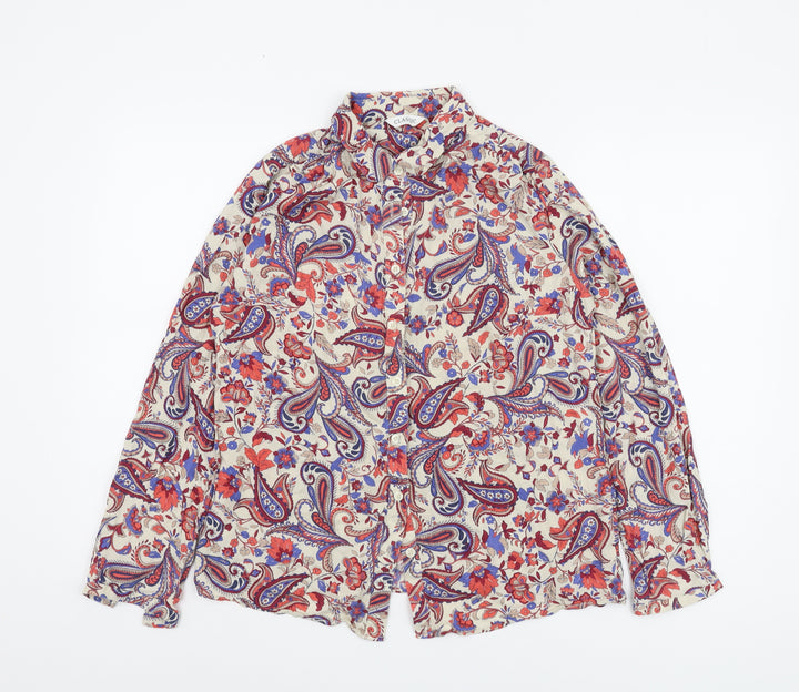 Marks and Spencer Women's Multicoloured Paisley Shirt