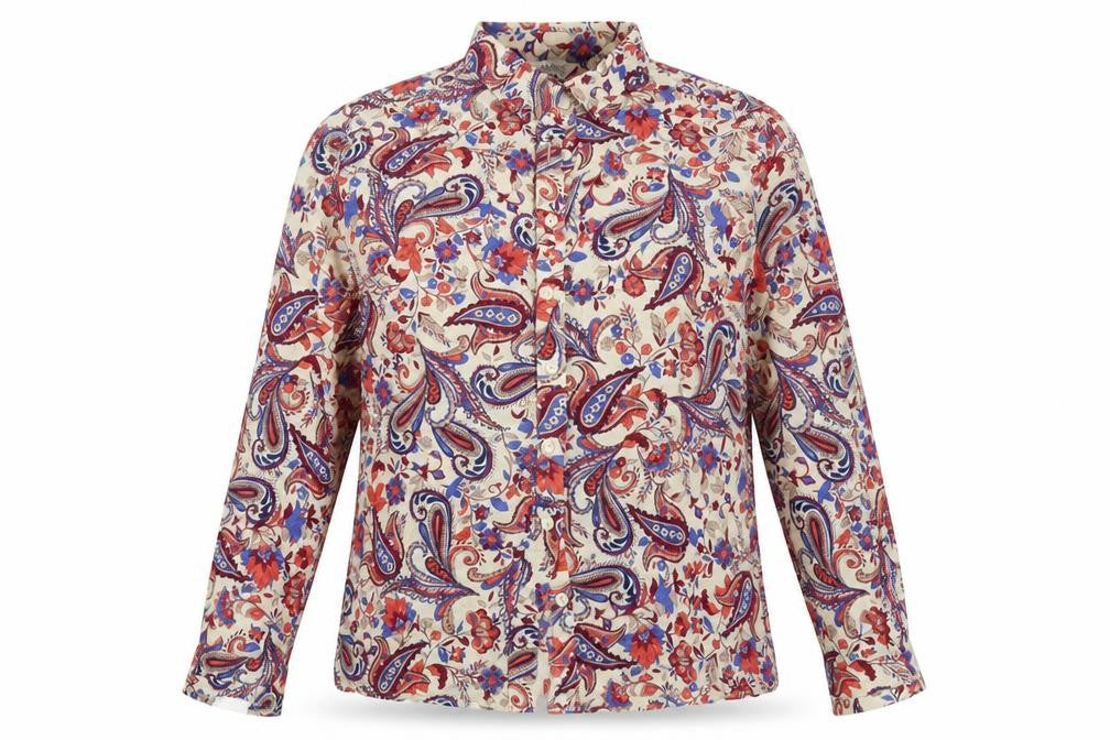Front view of Marks & Spencer Women's Multicoloured Paisley Shirt