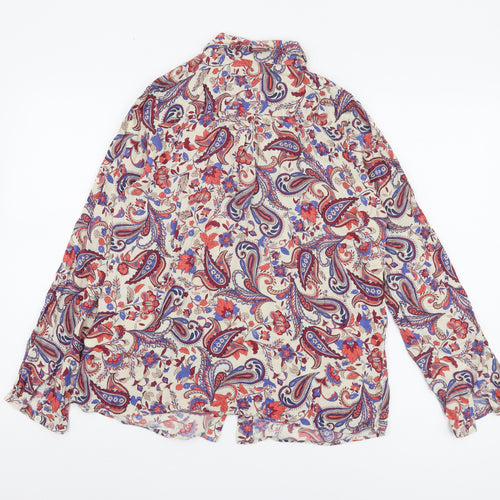 Marks and Spencer Women's Multicoloured Paisley Shirt