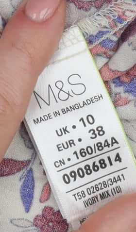 Marks and Spencer Women's Multicoloured Paisley Shirt