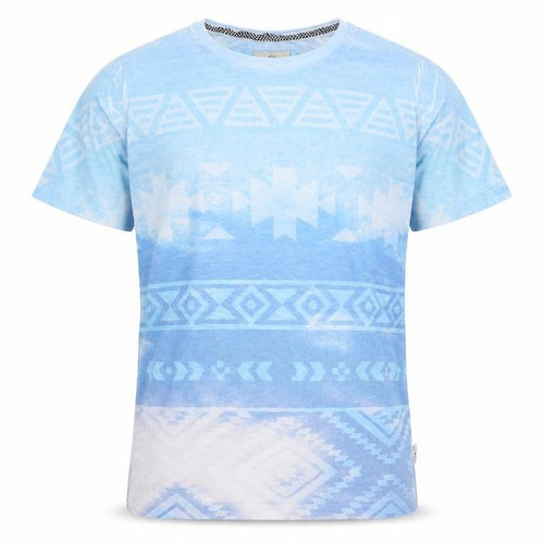 SoulCal Men's Blue Geometric Print T-Shirt Size L