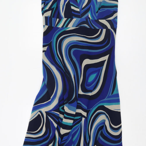 Planet Women's Blue Sleeveless V-Neck Dress Size 12