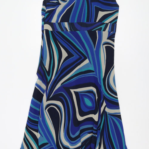 Planet Women's Blue Sleeveless V-Neck Dress Size 12