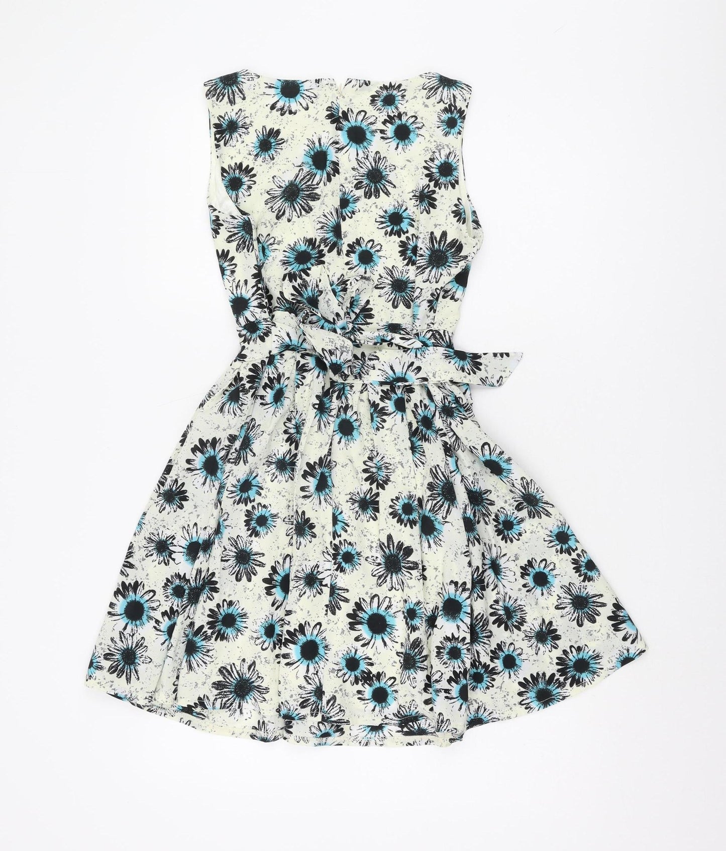Tenki Women's Multicoloured Floral A-Line Dress - Size 8