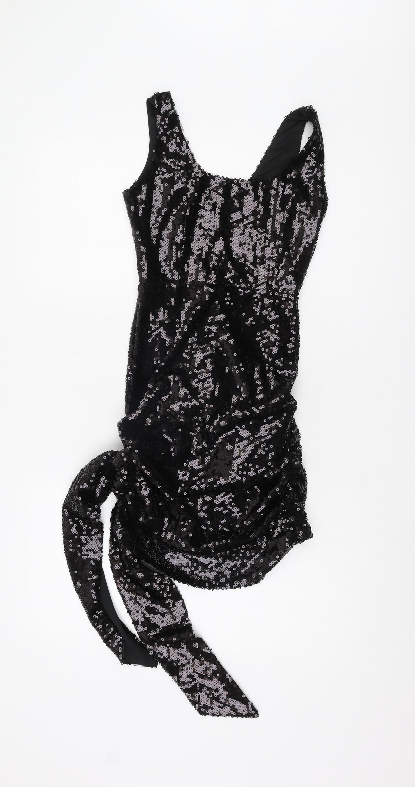 Femme Luxe Women's Black Sequin Dress Size 6