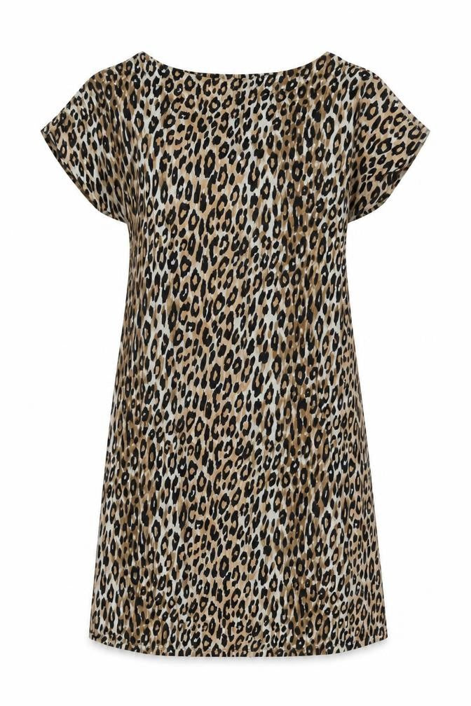 Front view of Next Women Animal Print Dress Multicoloured, size 10