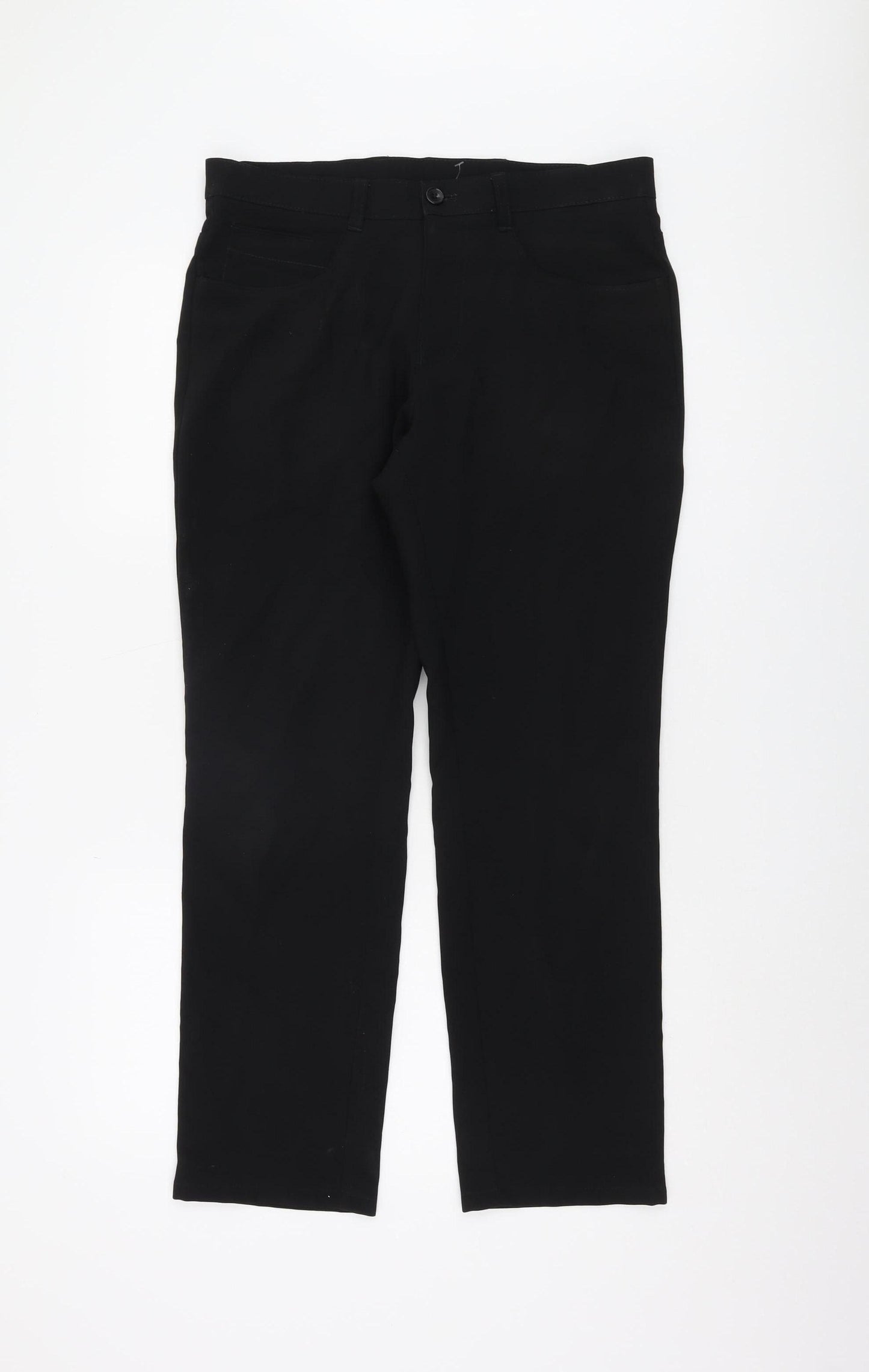 Next Men's Black 32 Waist Trousers - Excellent Condition