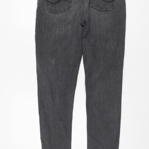 Next Women's Grey Skinny Jeans Size 14 Denim Stretch