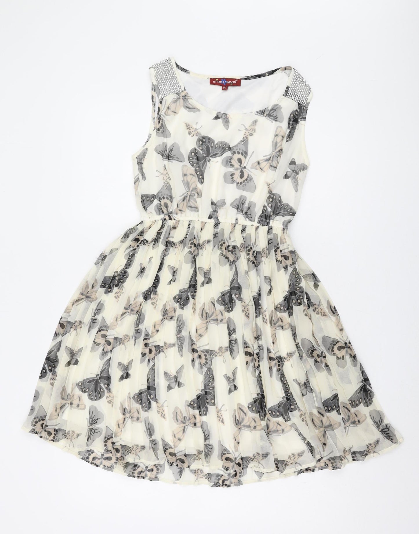 Uttam London Women's Multicoloured A-Line Dress