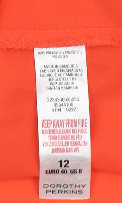 Dorothy Perkins Orange Camisole Tank for Women, Size 12