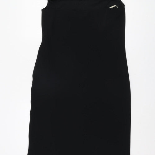 Dorothy Perkins Women's Black Slip Dress Size 14