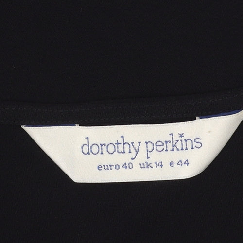 Dorothy Perkins Women's Black Slip Dress Size 14